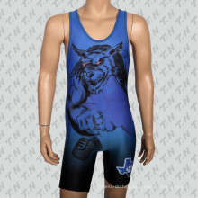 2016 Custom Design Heat-Transfer Wrestling Singlet